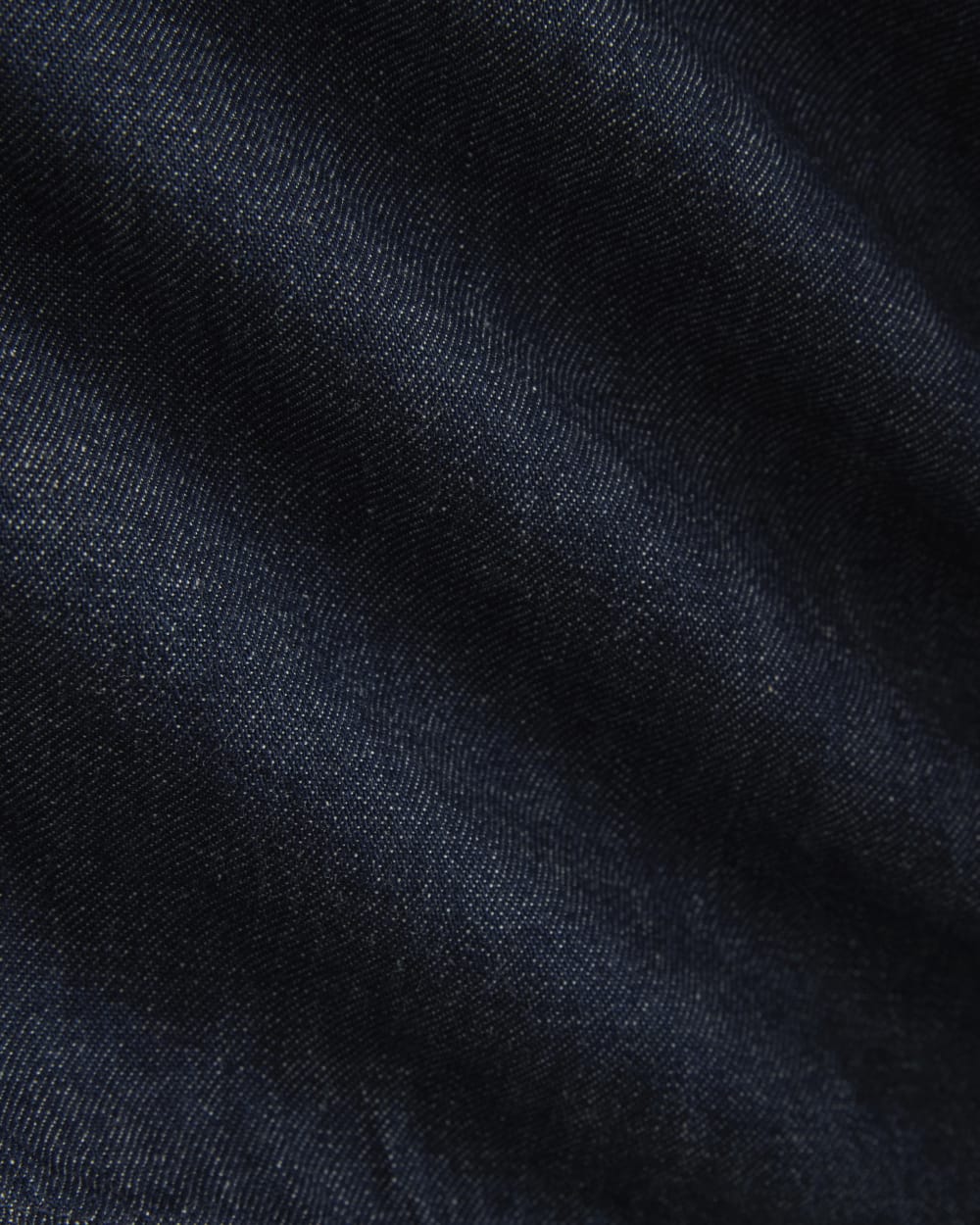 Cropped Boxy Denim Shirt | Dark Indigo Rinse