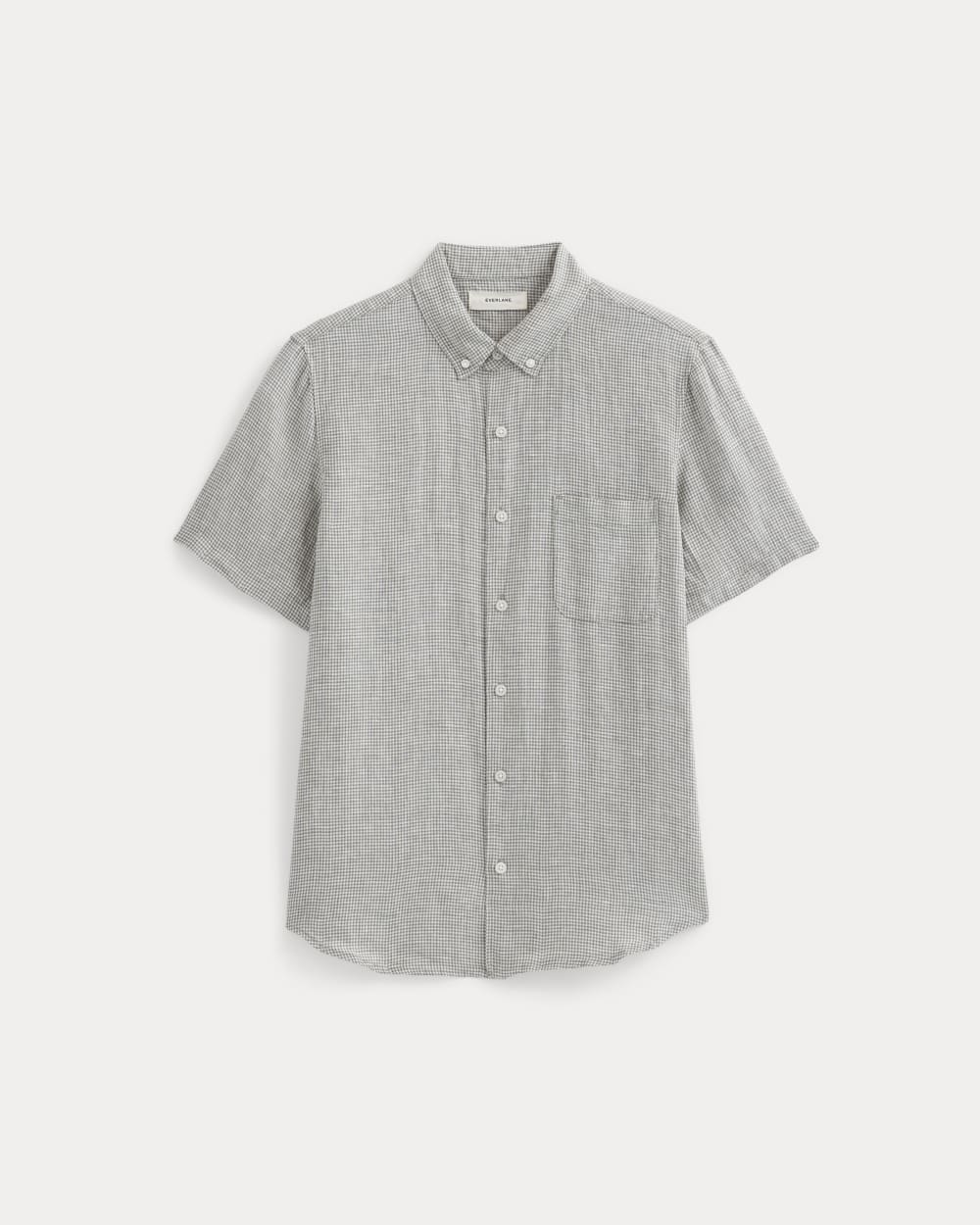 The Classic Short-Sleeve Shirt in Linen | Agave / Bone