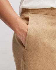 The Wool Flannel Pull-On Pant | Tiger's Eye