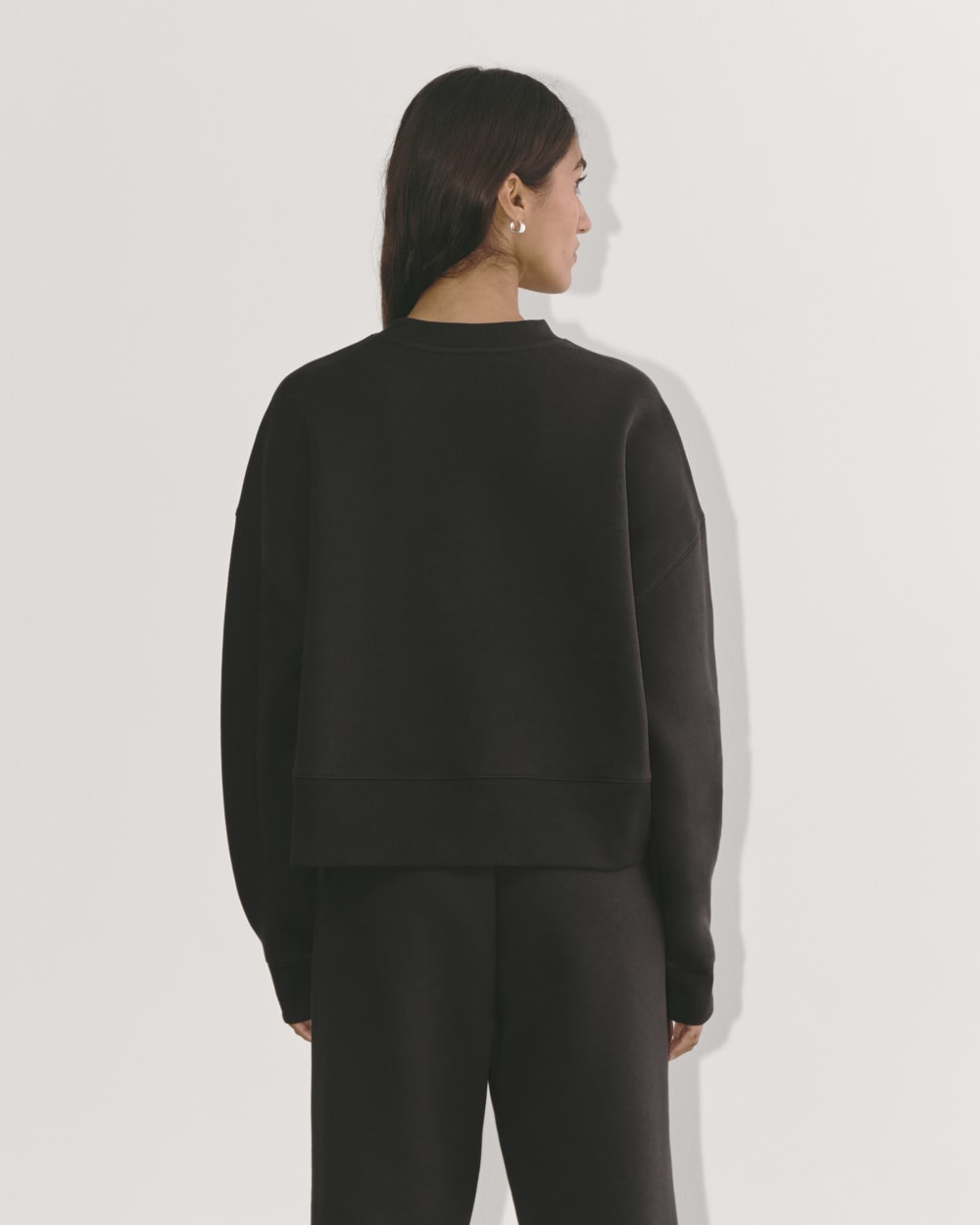 Luxe Fleece Sweatshirt | Black