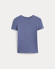 Tissue Short-Sleeve Crew | Blue Dusk