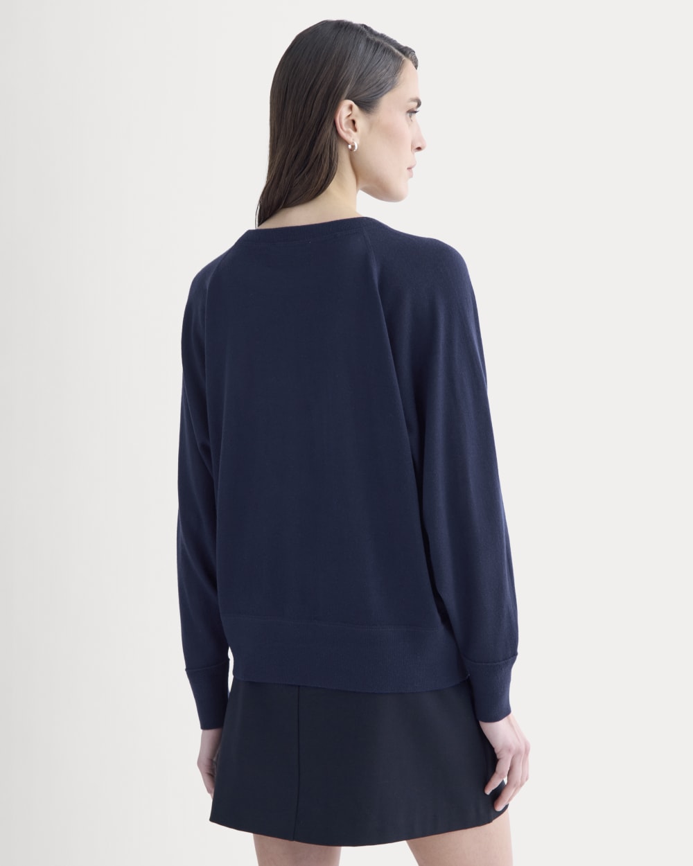 Raglan Sweater in Ultrasoft Merino | Rich Navy