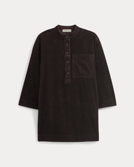 The Corduroy Mini Dress | Dark Chocolate