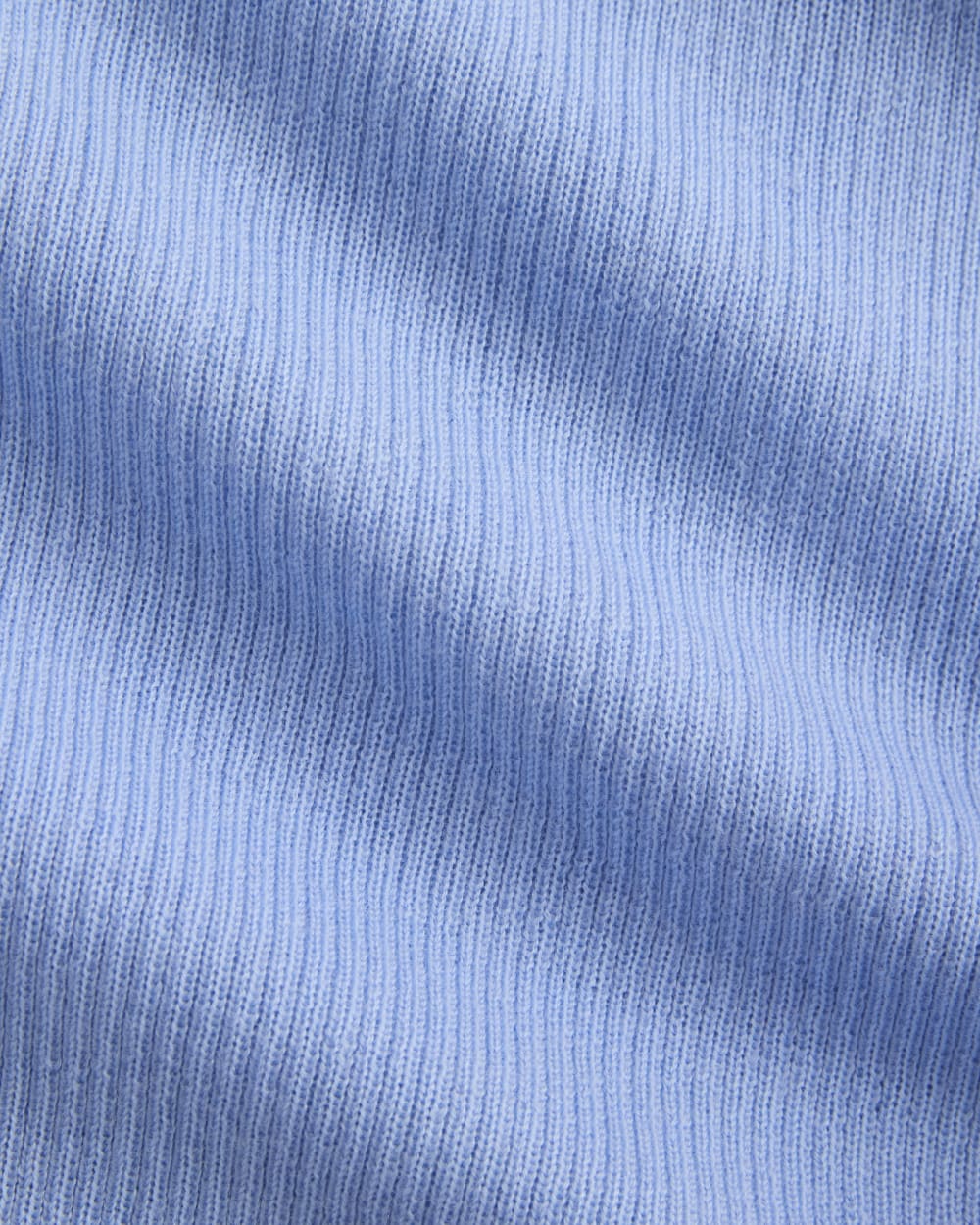 The Cropped Crew Top in Ultrafine Merino | Open Air Blue