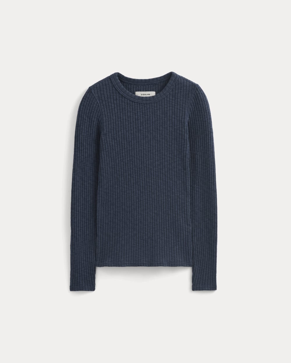 The Cozy Rib Long-Sleeve Tee | Mood Indigo