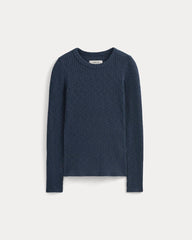 The Cozy Rib Long-Sleeve Tee | Mood Indigo
