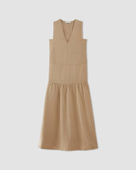 The TENCEL™ V-Neck Dress | Cornstalk