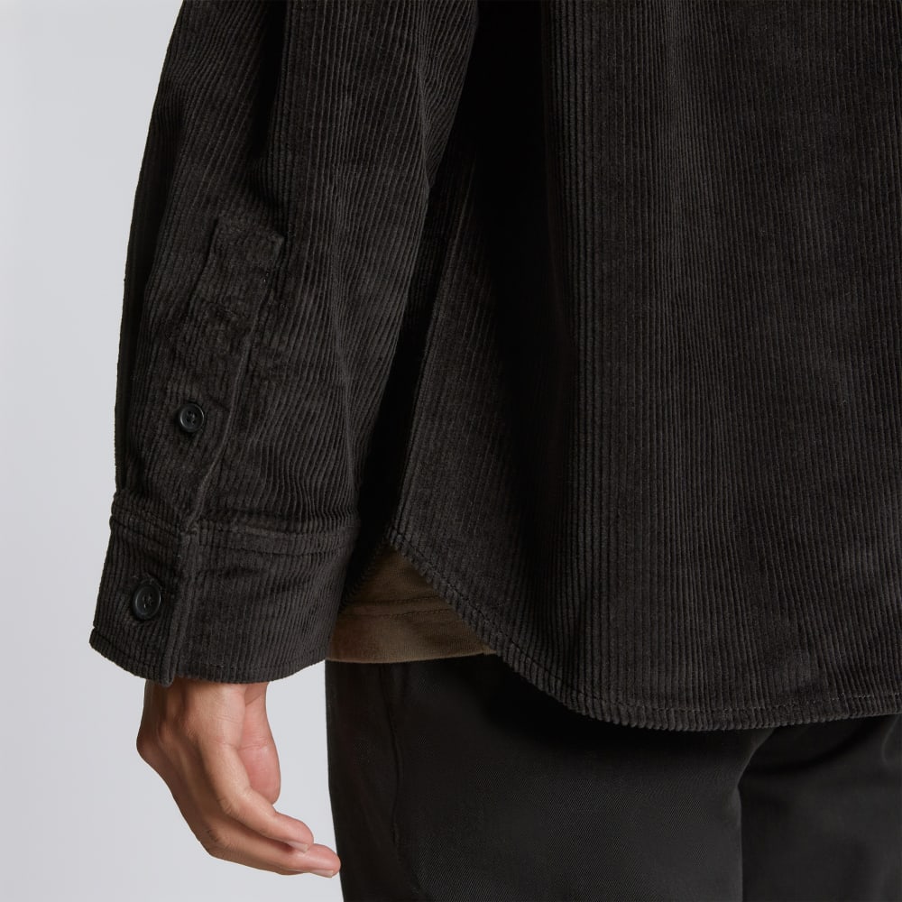 The Corduroy Everyone Overshirt | Black