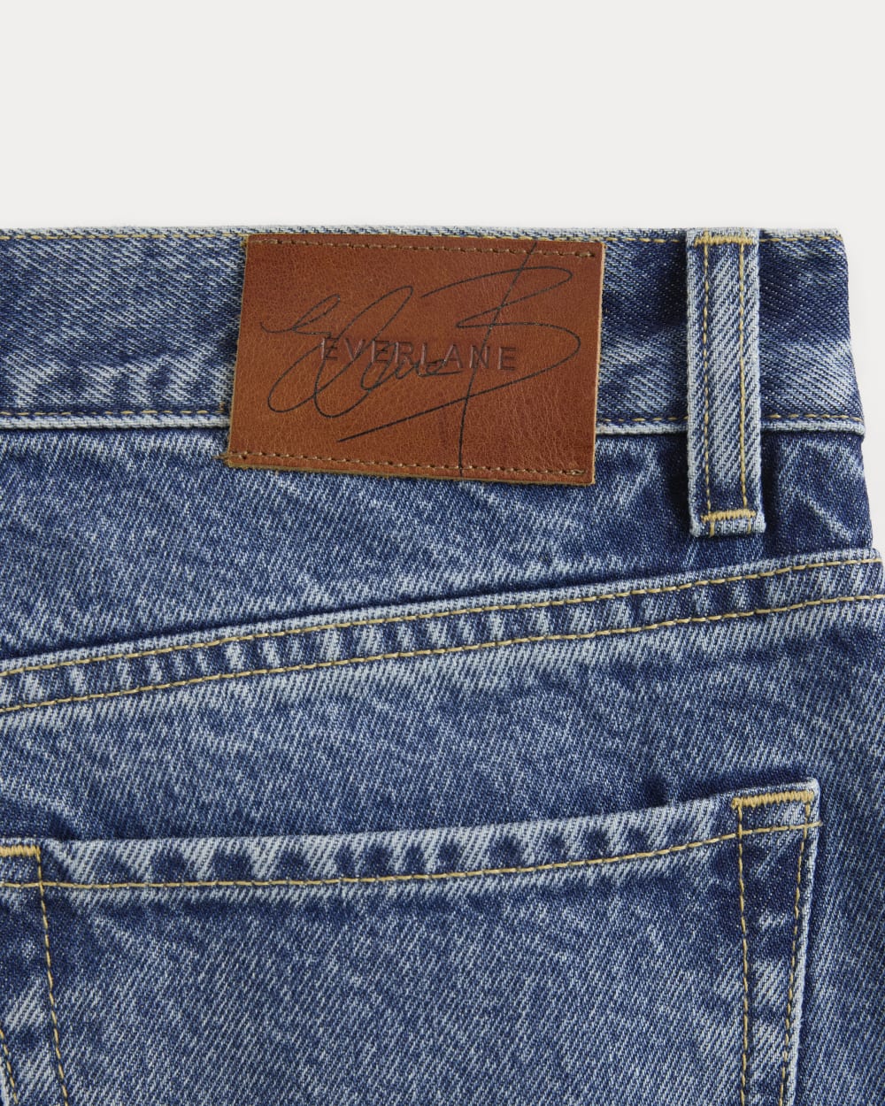 Everlane x Elena Bonvicini La Brea Low-Rise Baggy Jean | Blue Bird Indigo
