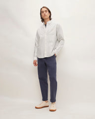 The Classic Oxford Shirt | Bone/Navy | Tall