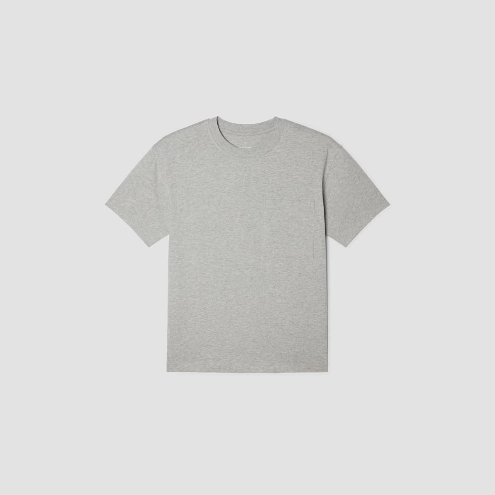 The Organic Cotton Relaxed Pocket Tee | Heather Grey