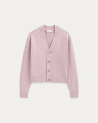 Cropped Cardigan in Everyday Cotton | Burnished Lilac