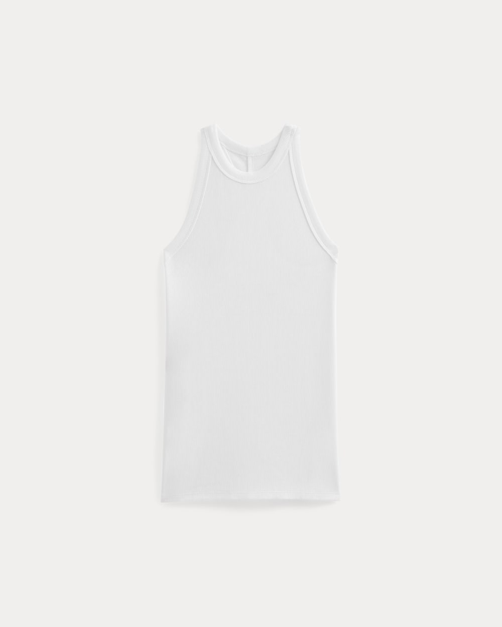Luxe Rib Racerback Tank | White