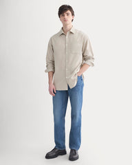 Lightweight Oversized Oxford | Chinchilla Chambray