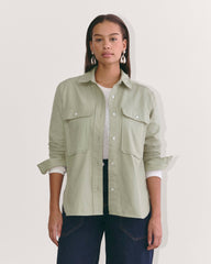 The Boyfriend Shirt in Flannel | Seagrass