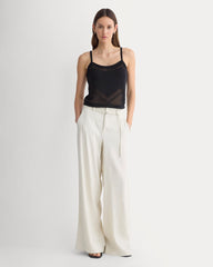 Lace-Knit Cami | Black
