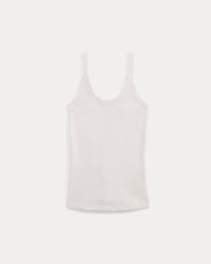 Soft Stretch U-Neck Tank | Bone