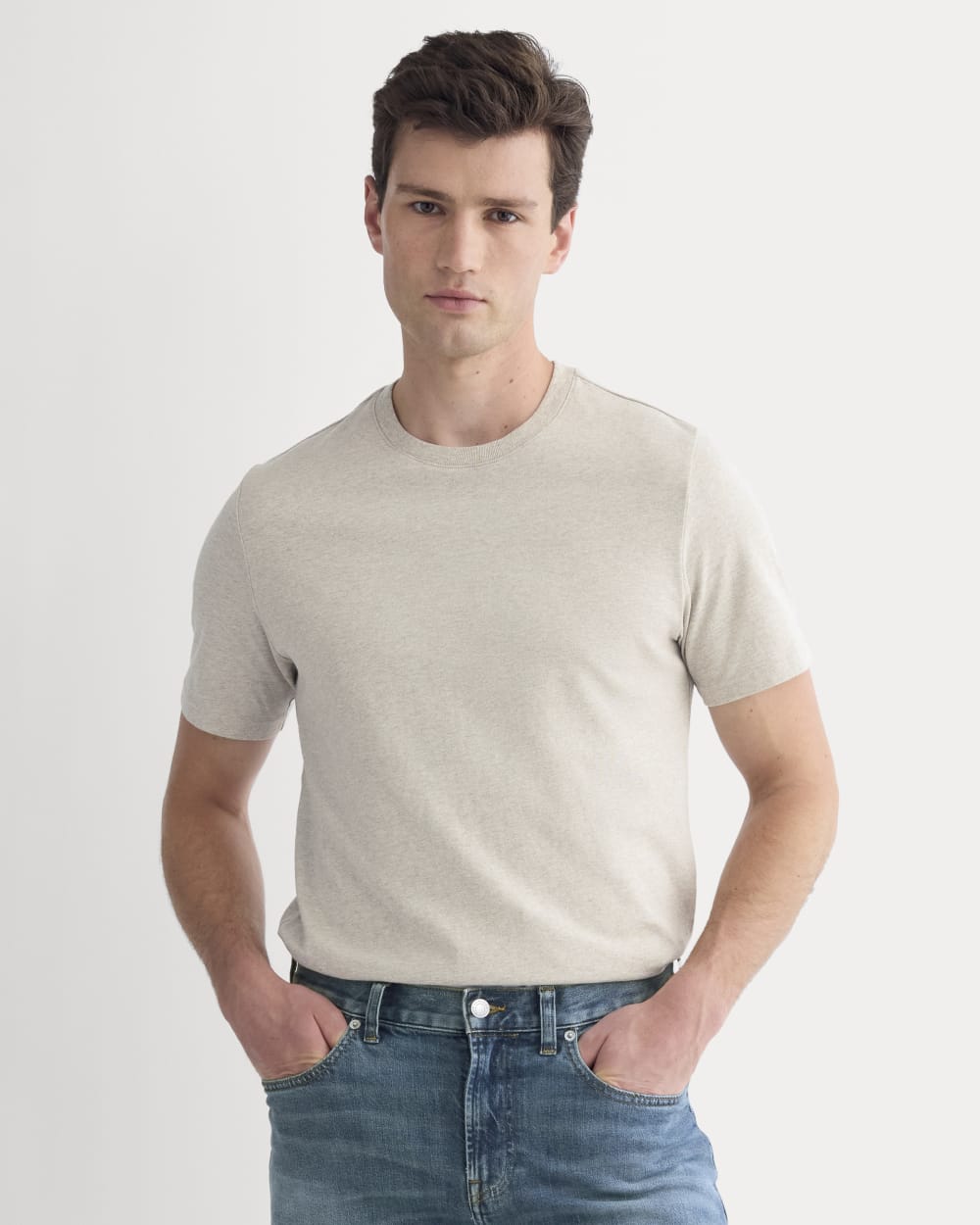 Midweight Tee | Heathered Oatmeal