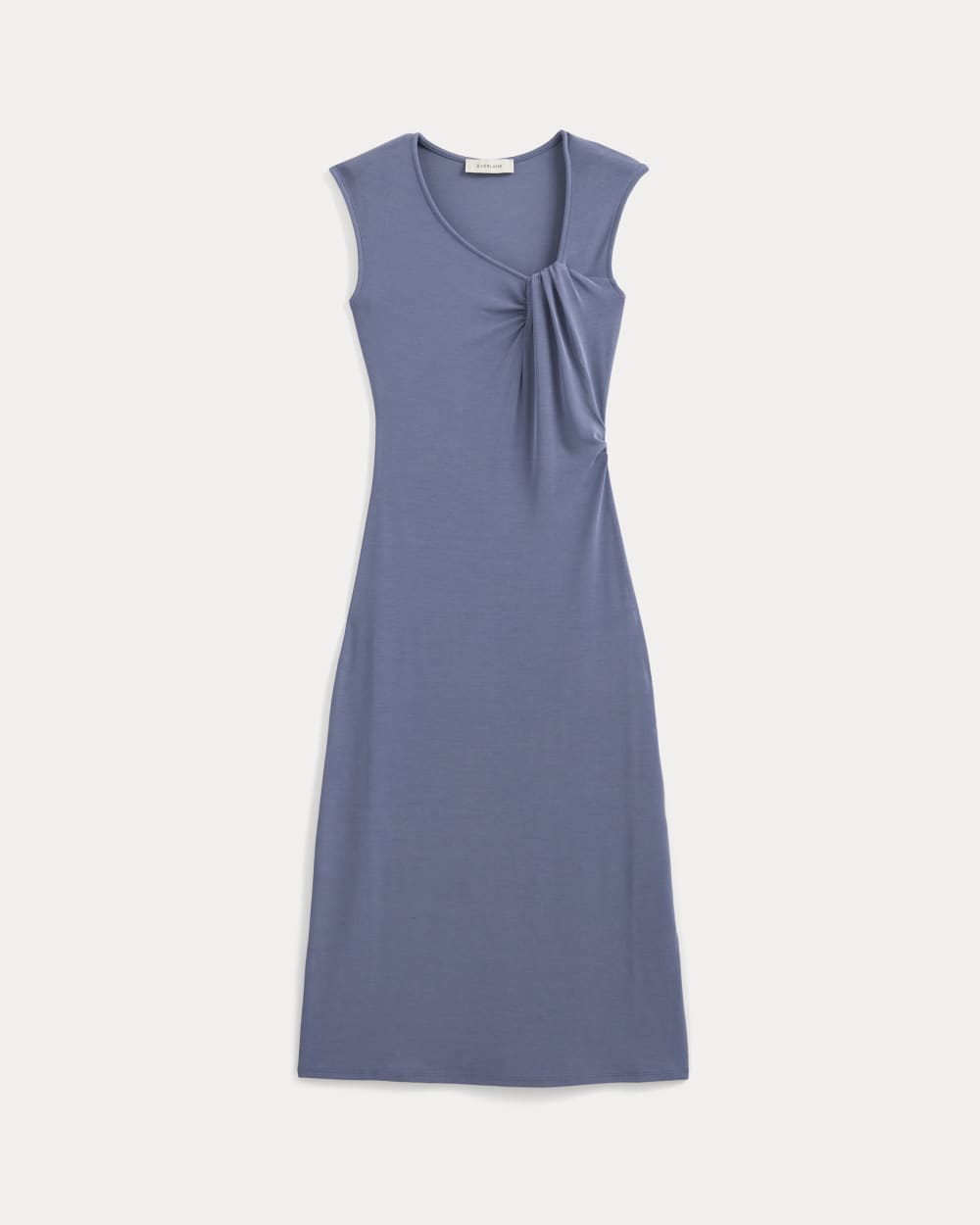 Knit Asymmetrical Midi Dress | Blue Dusk