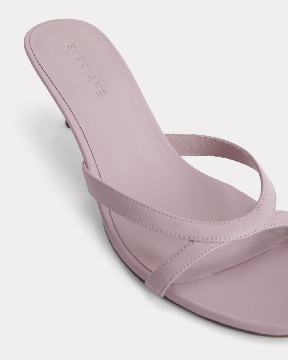 Sculpted Heel Sandal | Pale Mauve