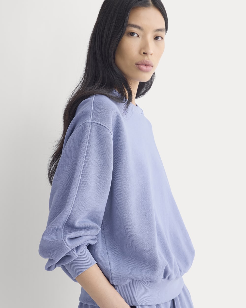 Lightweight Terry Blouson Crew | Velvet Morning