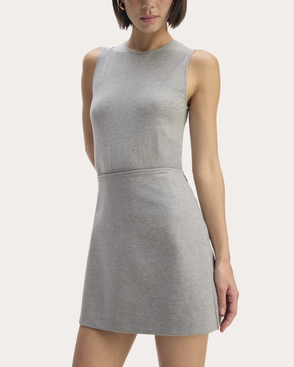 The Dream Mini Skirt | Mid Heather Grey