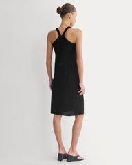 Sweater Racerback Midi Dress | Black