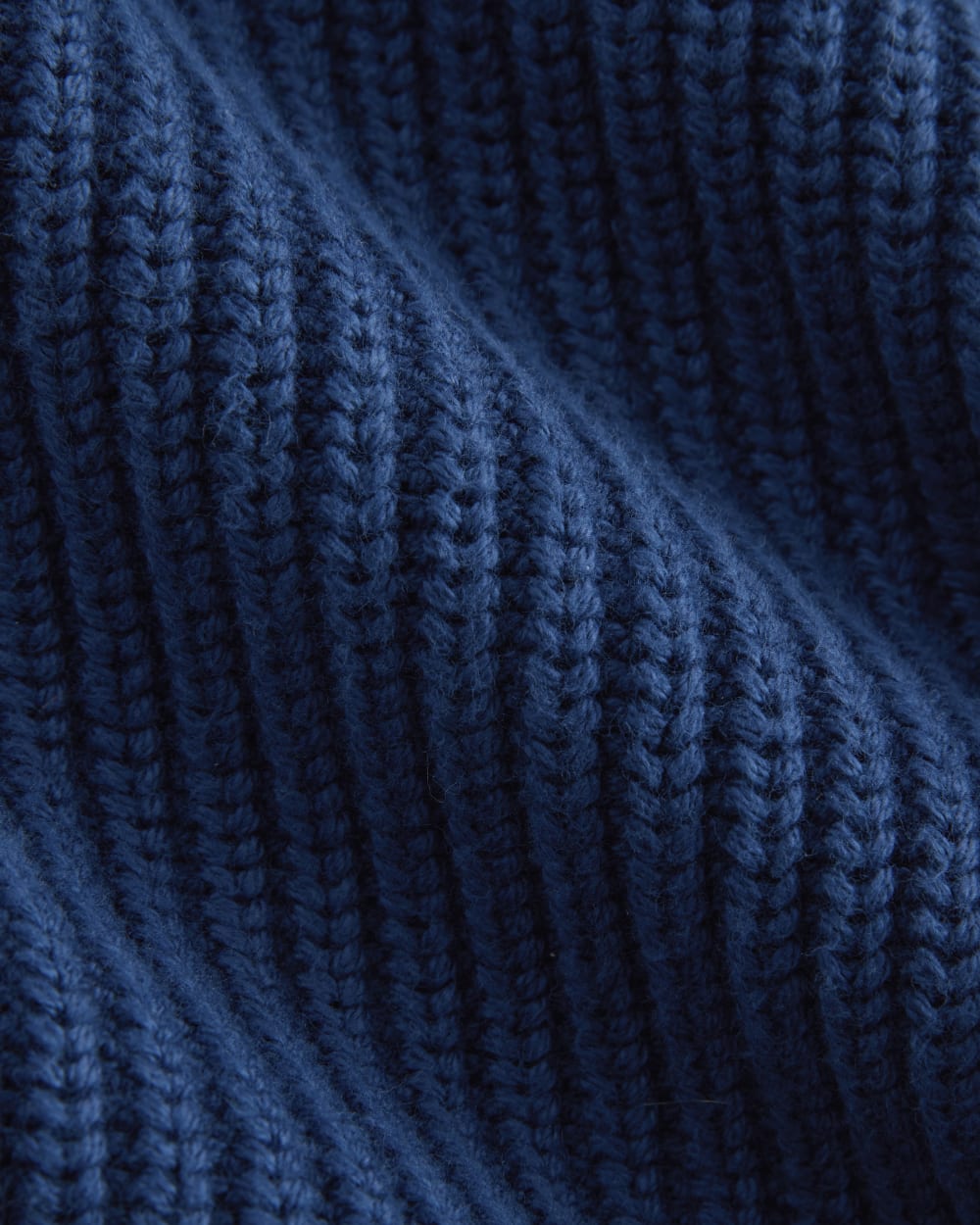 Cropped Ribbed Crew in Everyday Cotton | Estate Blue