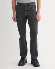 Straight-Leg Stretch Jean | Washed Black
