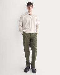 Ultrasoft Polo Sweater | Heathered Oat