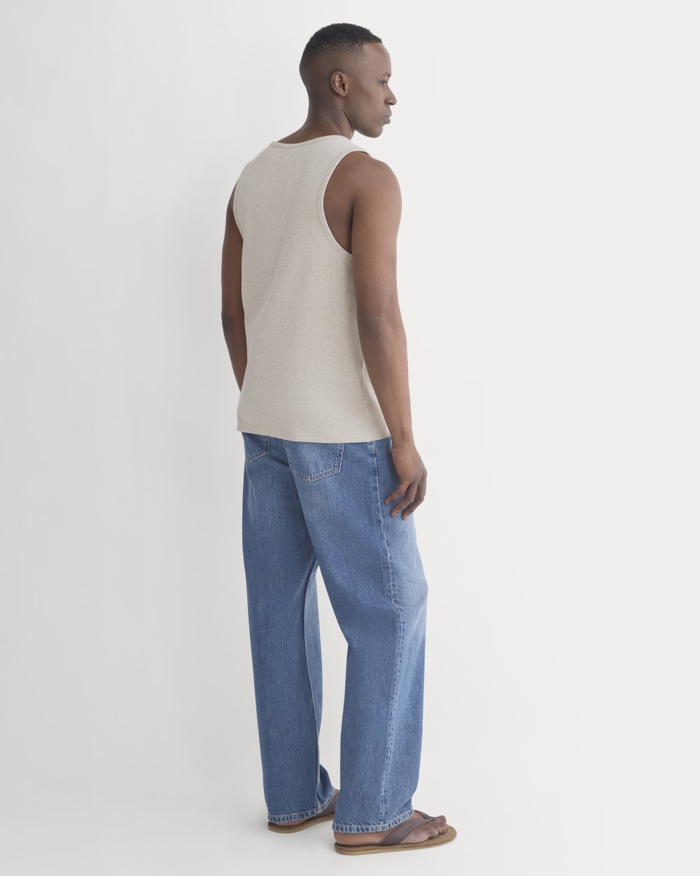 Vintage Rib Tank | Heathered Oatmeal