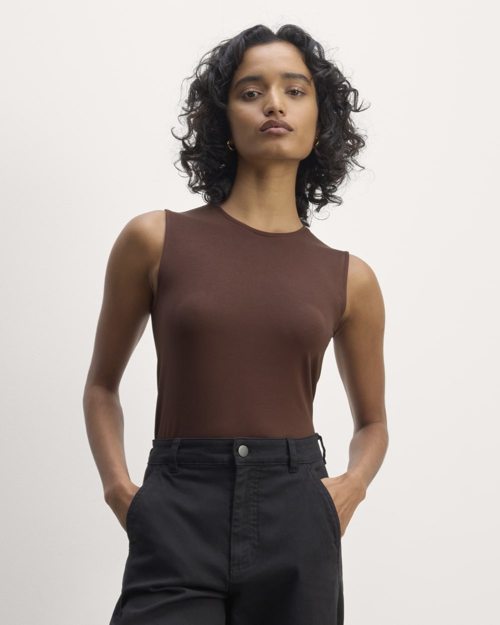 The Form Tank | Dark Mahogany