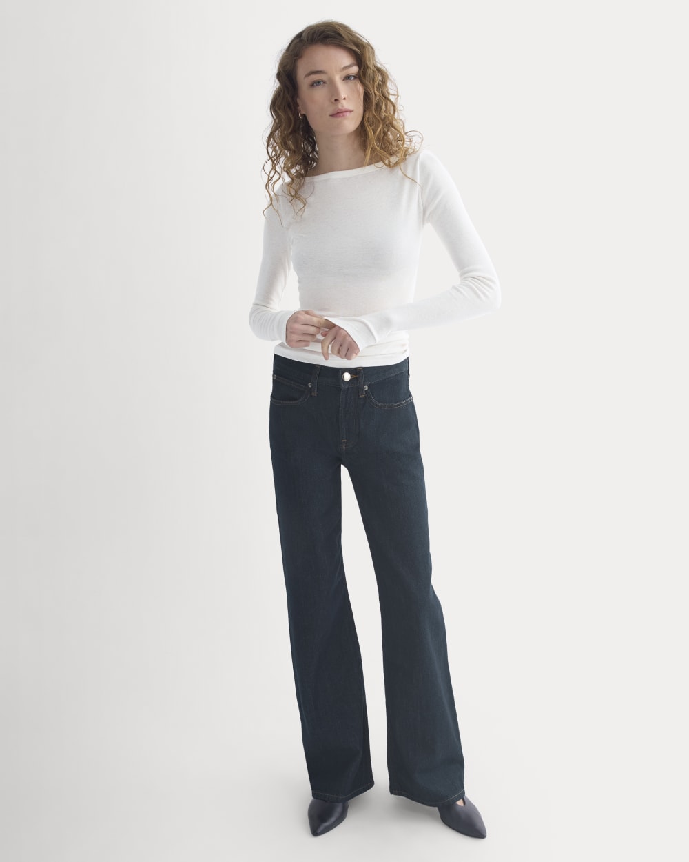 Tissue Boatneck Top | Bone