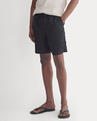 Linen Easy Short | Black