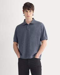 Classic Piqué Polo | Heathered Graphite
