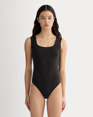 The Form Square-Neck Bodysuit | Black