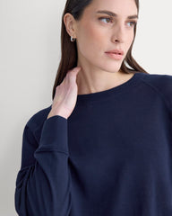 Raglan Sweater in Ultrasoft Merino | Rich Navy