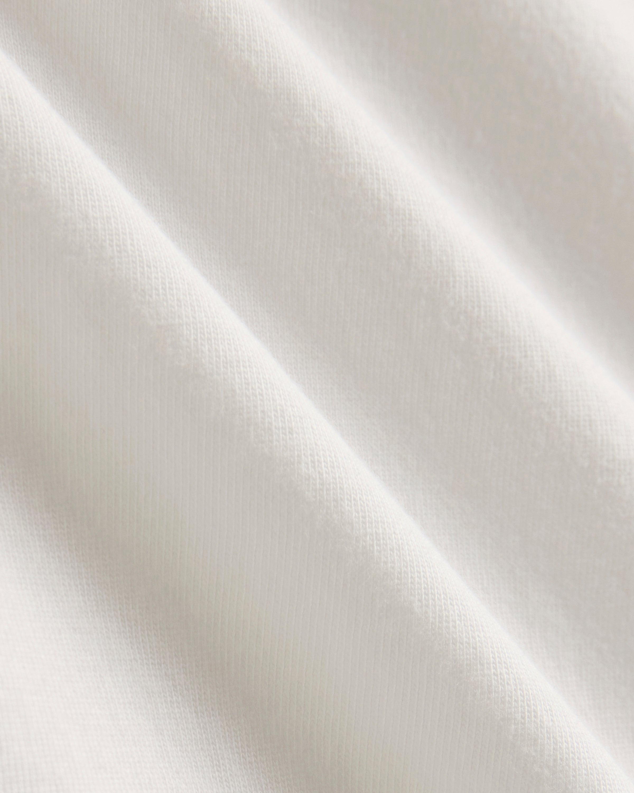The Box-Cut Tee in Essential Cotton | White | No Pocket