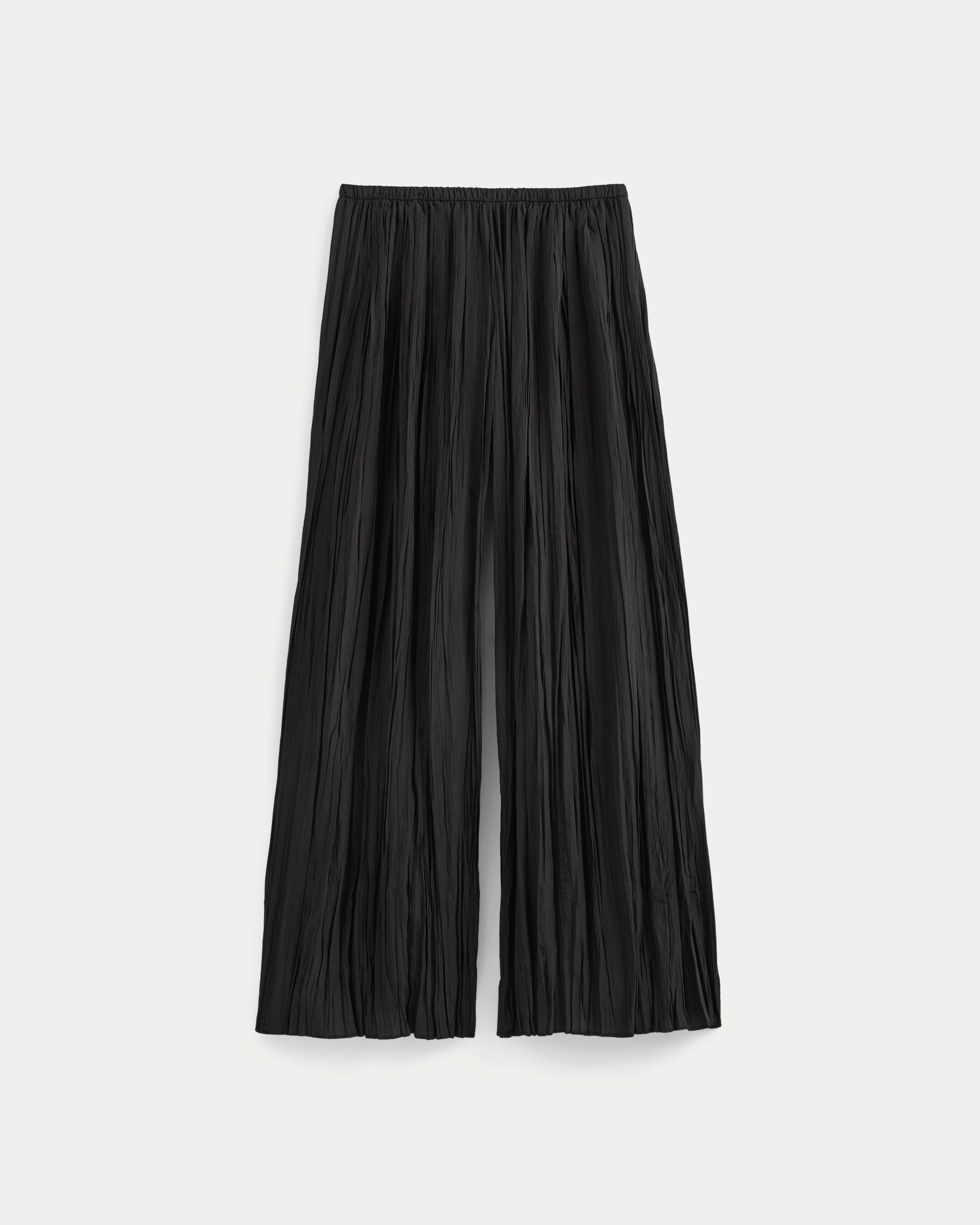 Crinkle Wide-Leg Pant |  Black