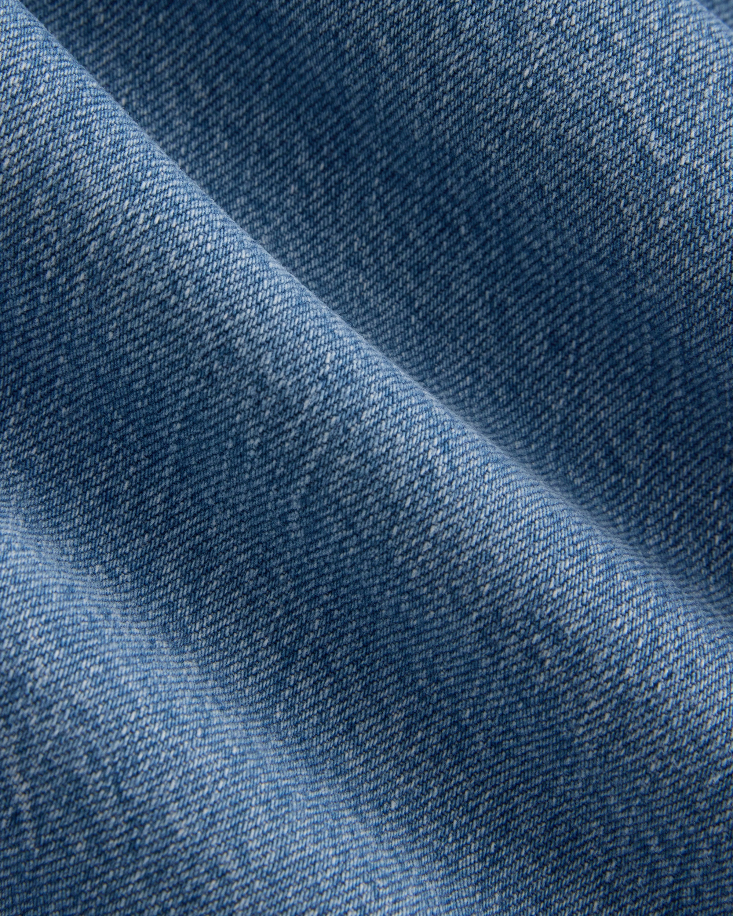 Lightweight Denim Resort Shirt | Light Indigo