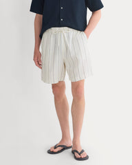 Linen Easy Short | Birch/Gardenia/Estate Blue/Open Air