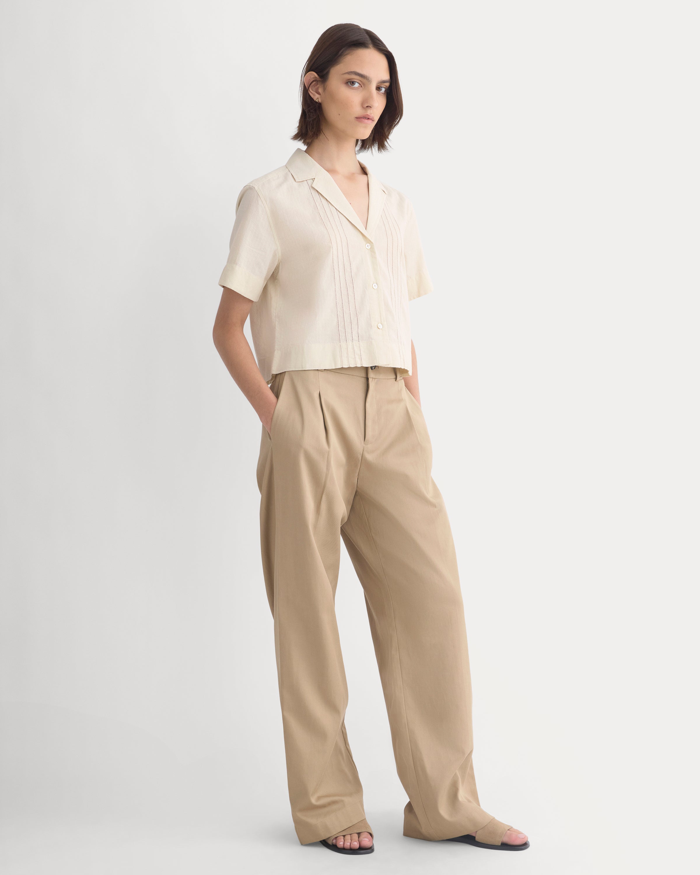 Cotton Gauze Resort Shirt | Birch