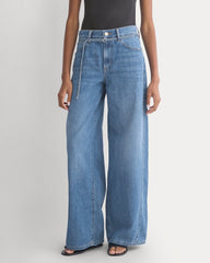 Lightweight Loose Wide-Leg Jean | Medium Indigo | Regular