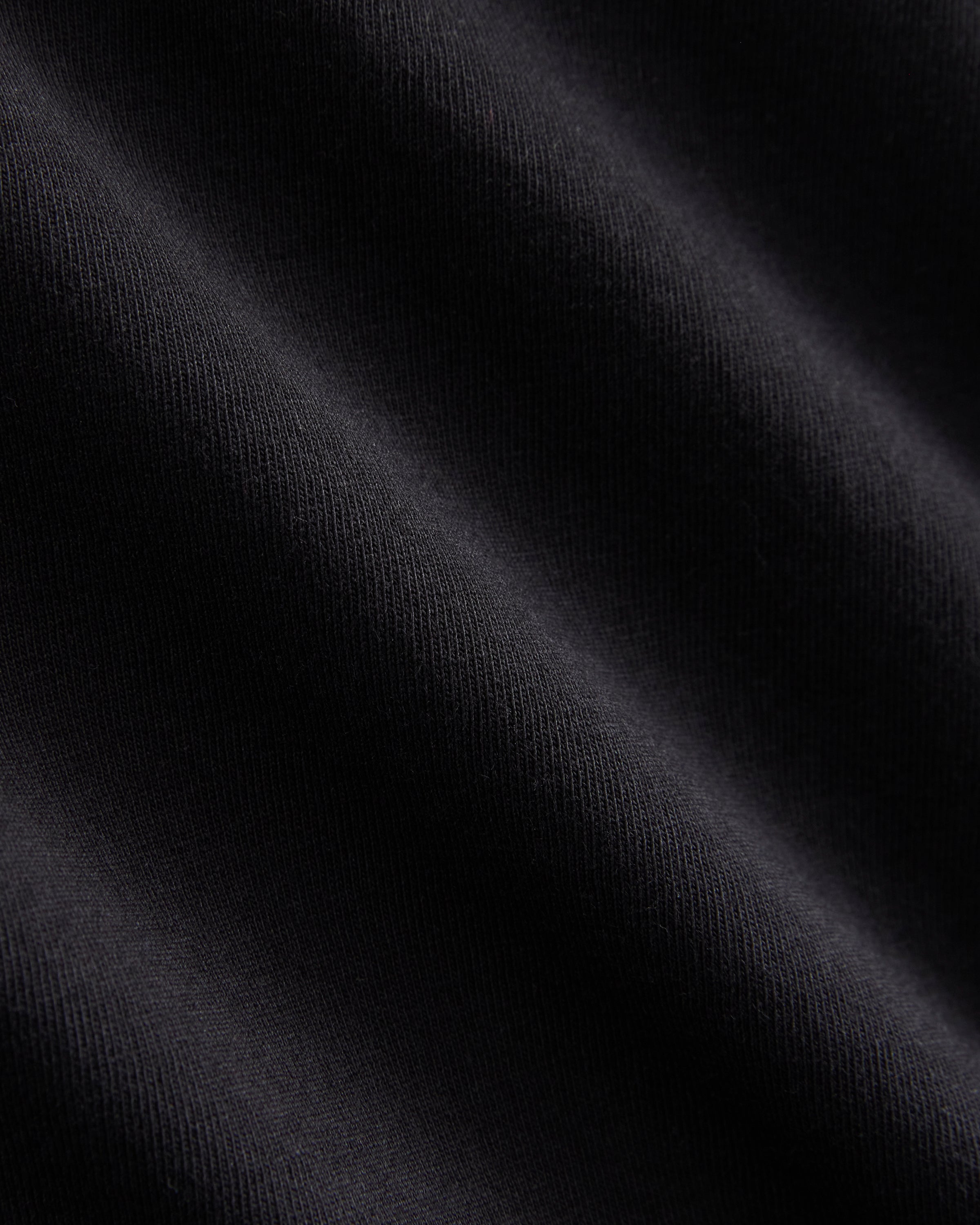 Tie-Back Tee in Organic Cotton | Black