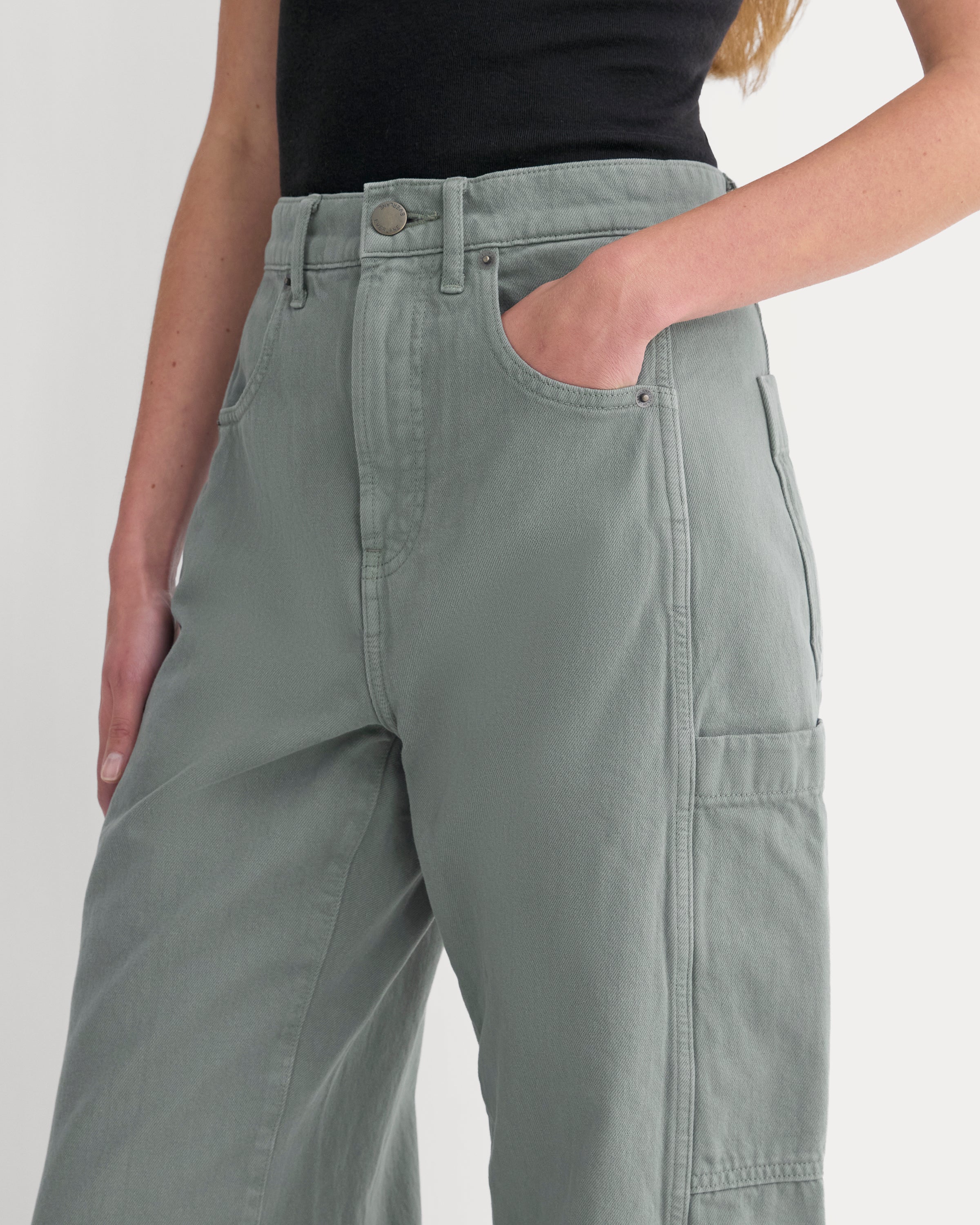 The Way-High® Utility Jean | Agave Green