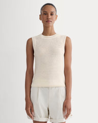 The Organic Cotton Open-Stitch Tank | Canvas