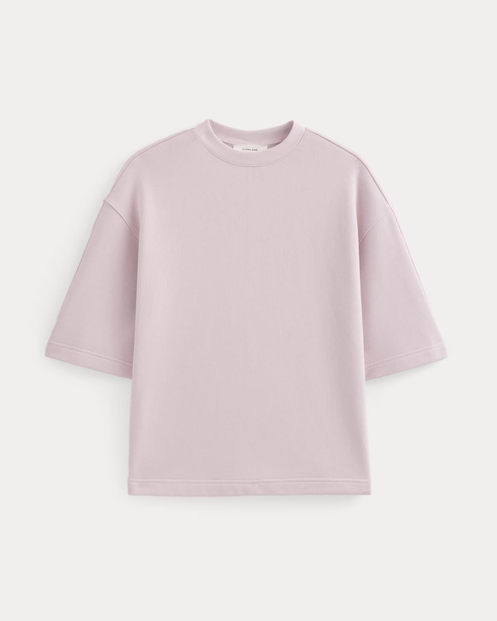 Lightweight Terry Oversized Tee | Burnished Lilac