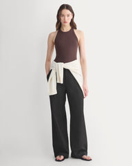 Luxe Rib Racerback Tank | Coffee Bean