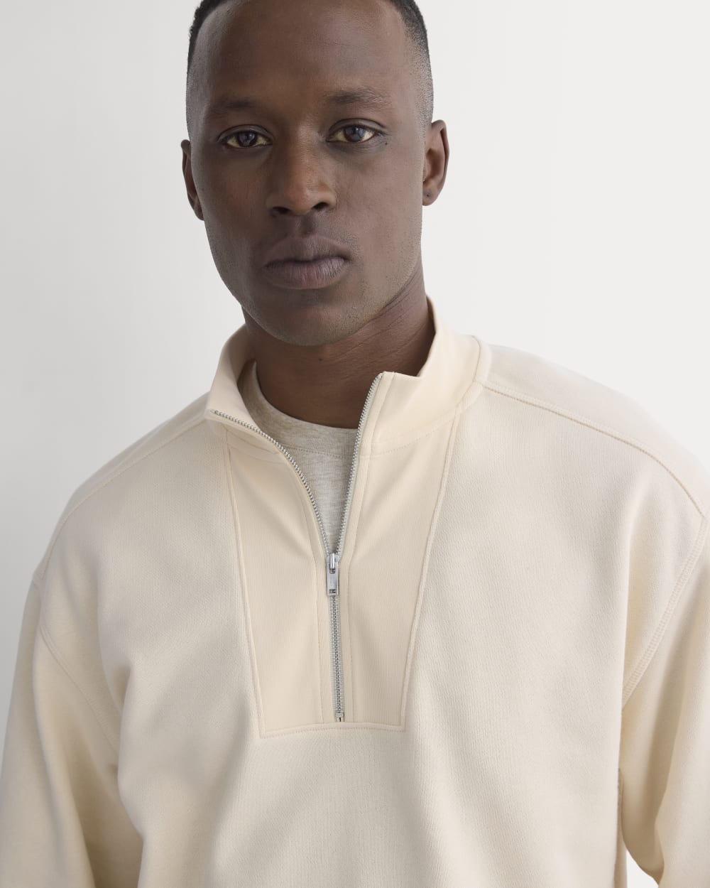 Lightweight Terry Sweatshirt | Parchment