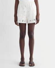 The Eyelet Pull-On Short | Bone